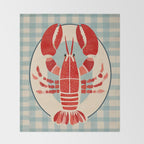 Lobster Lunch Throw Blanket Gallery Image 2