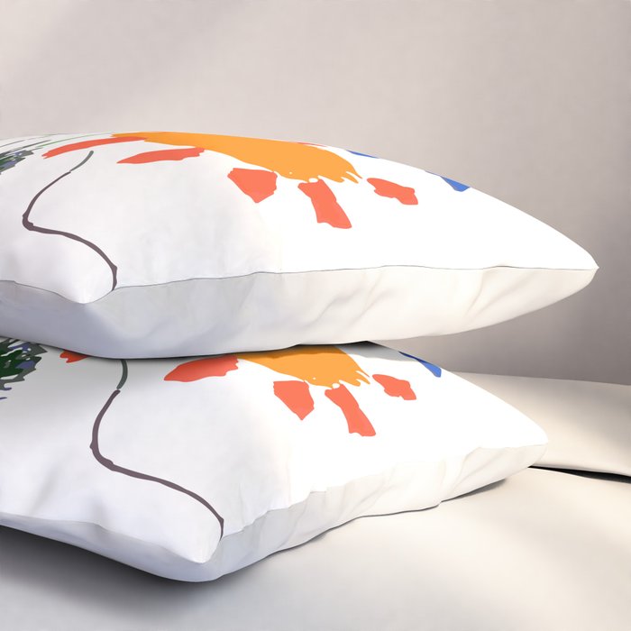 Pablo Picasso Bouquet Of Peace 1958 (Flowers Bouquet With Hands), T Shirt, Artwork Pillow Sham Gallery Image 3