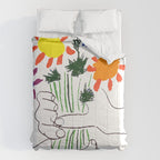 Pablo Picasso Bouquet Of Peace 1958 (Flowers Bouquet With Hands), T Shirt, Artwork Comforter Gallery Image 6