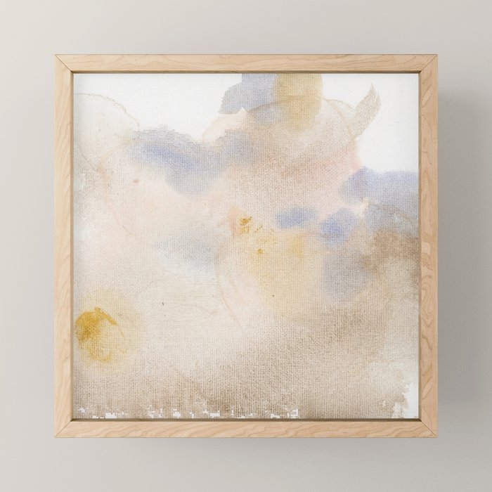 Bloom No. 10 Abstract watercolor floral Mini Art Print Gallery Image 1