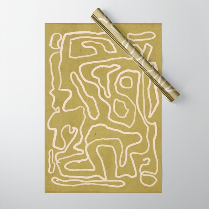 Abstract line art 158 Wrapping Paper Gallery Image 1