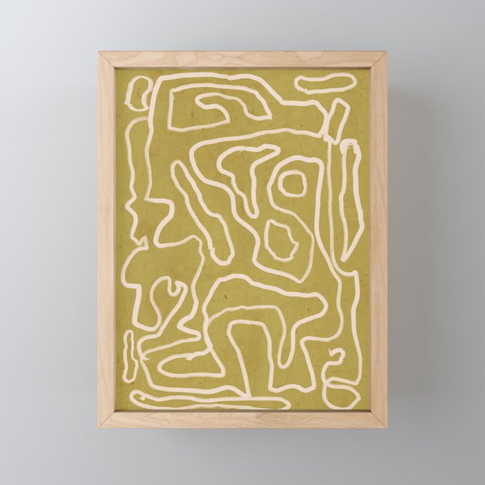 Abstract line art 158 Mini Art Print Gallery Image 1