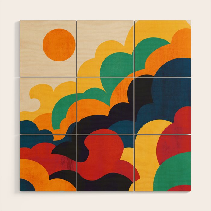 Cloud nine Wood Wall Art Gallery Image 1