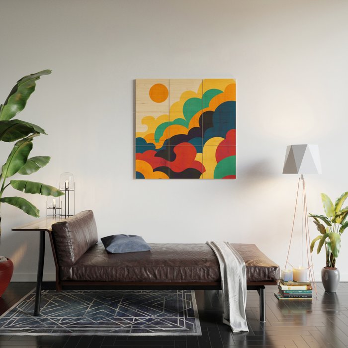 Cloud nine Wood Wall Art Gallery Image 2