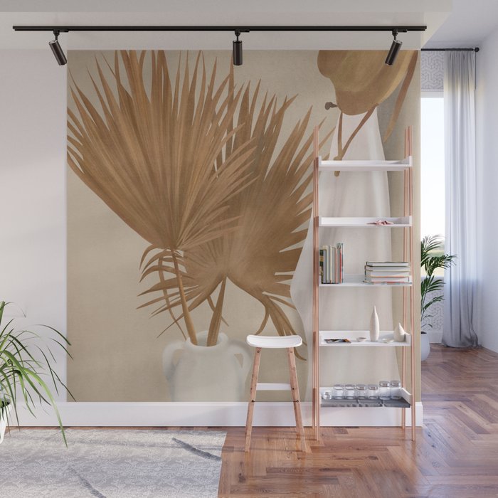 Palm Leaf Decoration Wall Mural Gallery Image 1