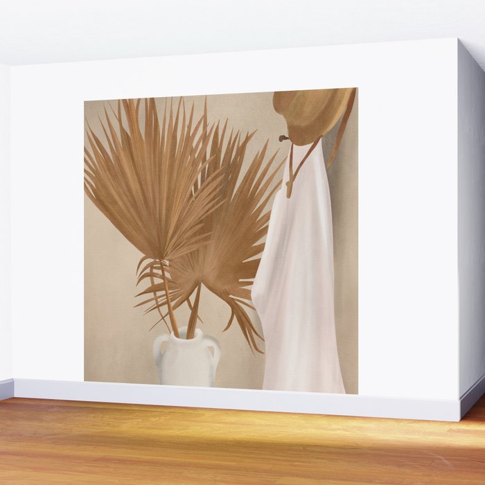 Palm Leaf Decoration Wall Mural Gallery Image 2