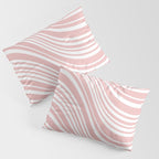 Wavy Stripes XXIX - Blush Pink Pillow Sham Gallery Image 3