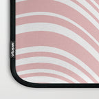 Wavy Stripes XXIX - Blush Pink Laptop Sleeve Gallery Image 3