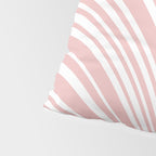 Wavy Stripes XXIX - Blush Pink Pillow Sham Gallery Image 4