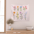 Wildflowers Wall Tapestry Gallery Image 2