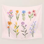 Wildflowers Wall Tapestry Gallery Image 4