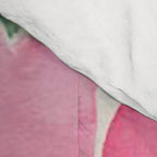 Tropical Pink Hibiscus Watercolor Flowers Comforter Gallery Image 4