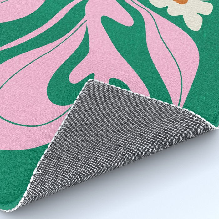 Lavender & Tropical Green: Les Fleurs | Flower Market Color Series 08 Rug Gallery Image 4