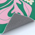 Lavender & Tropical Green: Les Fleurs | Flower Market Color Series 08 Rug Gallery Image 4