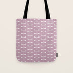Dragonfly Minimalism XVI Lavender Purple Tote Bag Gallery Image 1