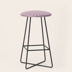 Dragonfly Minimalism XVI Lavender Purple Stool Gallery Image 1