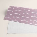 Dragonfly Minimalism XVI Lavender Purple Wrapping Paper Gallery Image 2