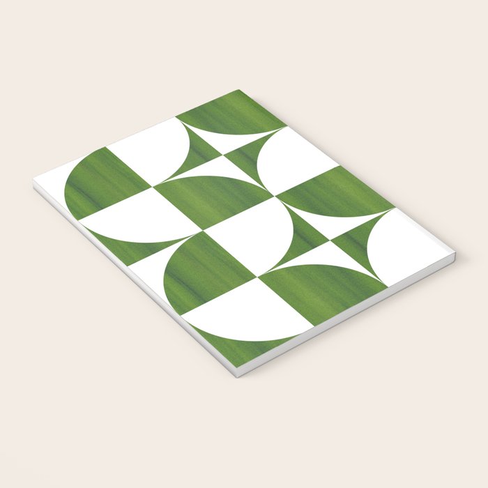 Quadrants (Matcha Green) Notebook Gallery Image 3