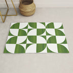 Quadrants (Matcha Green) Rug Gallery Image 1