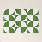 Quadrants (Matcha Green) Welcome Mat Gallery Image 1