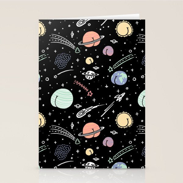 Asstronomy Pattern Stationery Card Gallery Image 1