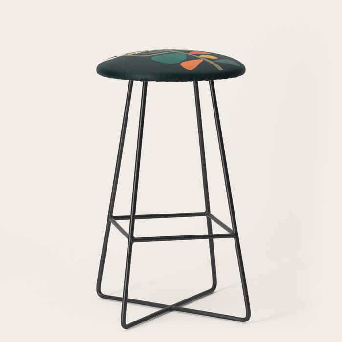 Retro botany Stool Gallery Image 1