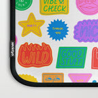 Fun retro sticker quote cartoon pattern Laptop Sleeve Gallery Image 3