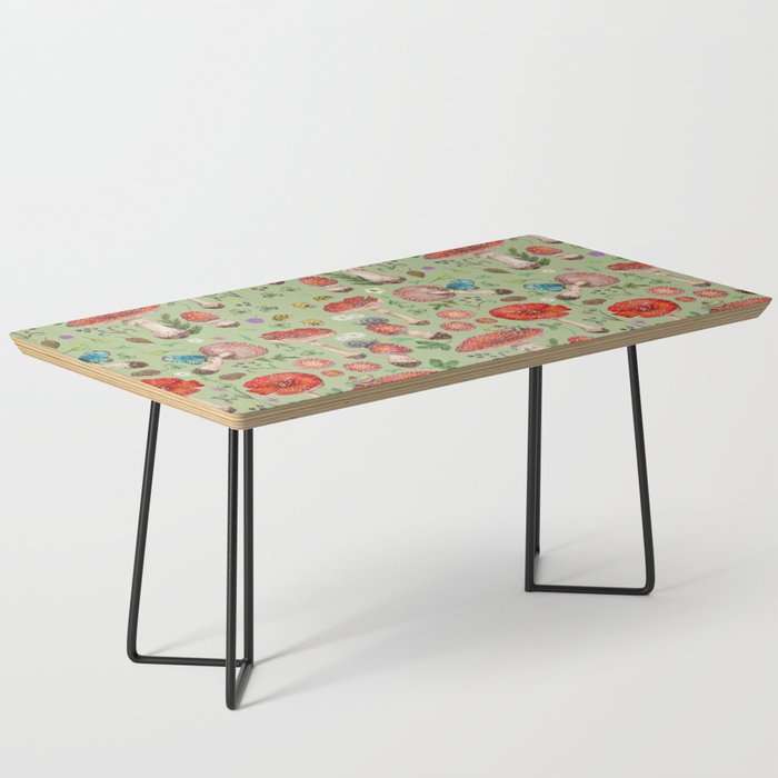 Lovely Red Mushrooms - GreenBG Coffee Table Gallery Image 1