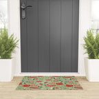 Lovely Red Mushrooms - GreenBG Welcome Mat Gallery Image 3