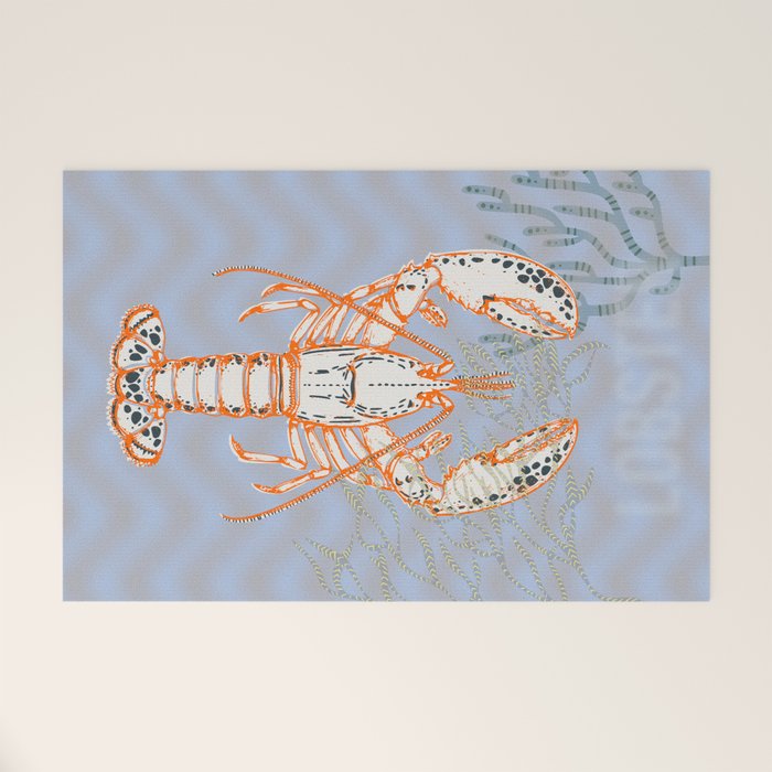 Sea life lobster Neptune's joy Welcome Mat Gallery Image 1