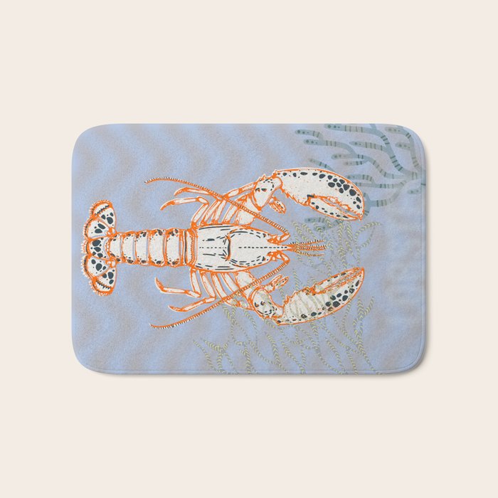 Sea life lobster Neptune's joy Bath Mat Gallery Image 1