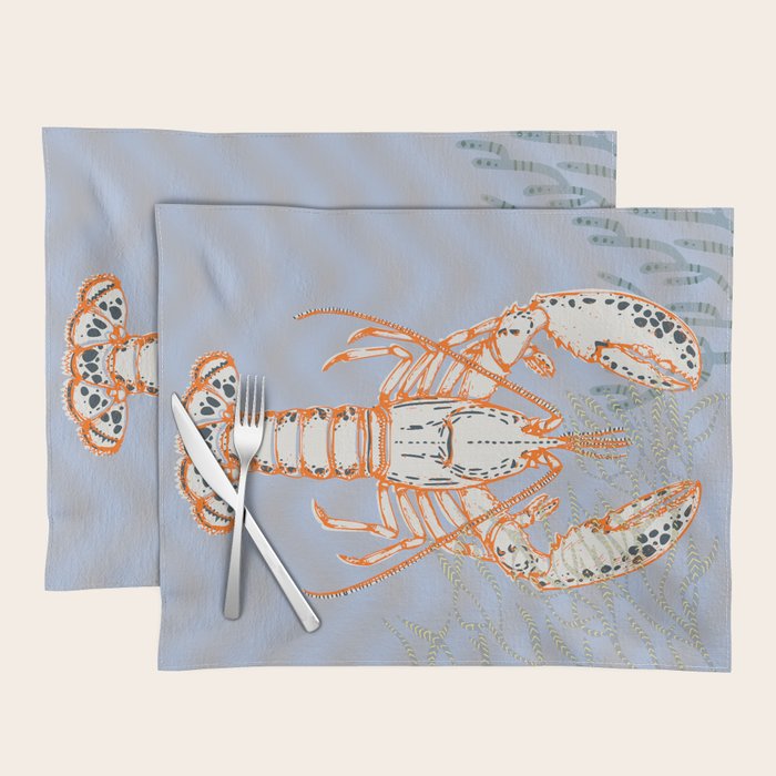 Sea life lobster Neptune's joy Placemat Gallery Image 1