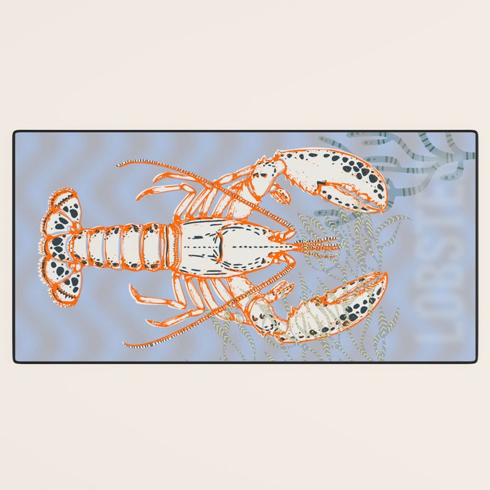 Sea life lobster Neptune's joy Desk Mat Gallery Image 3