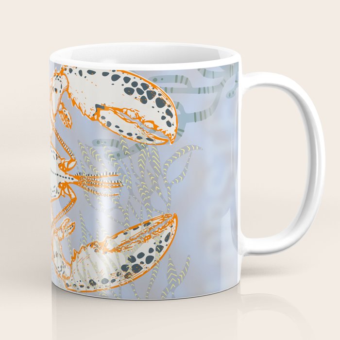 Sea life lobster Neptune's joy Coffee Mug Gallery Image 1