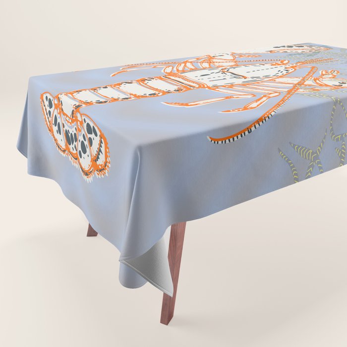 Sea life lobster Neptune's joy Tablecloth Gallery Image 1