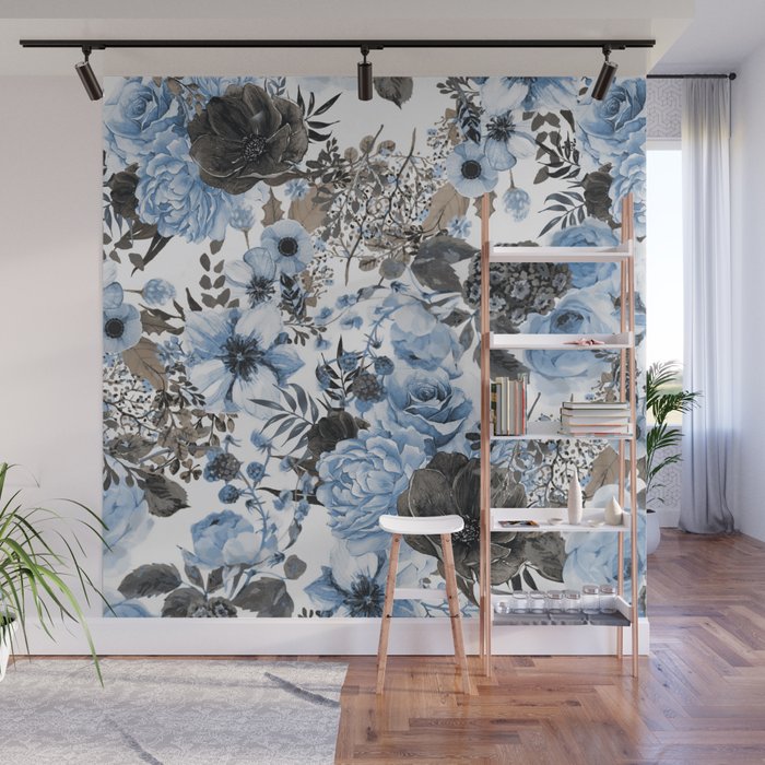 Floral Pattern 4 Wall Mural Gallery Image 1