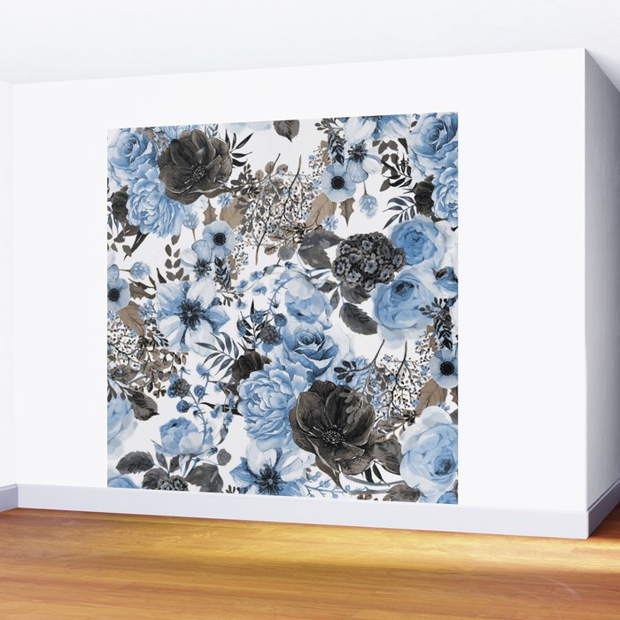 Floral Pattern 4 Wall Mural Gallery Image 2