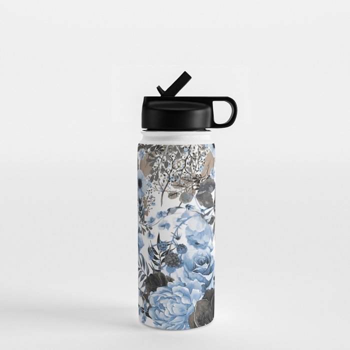 Floral Pattern 4 Water Bottle Gallery Image 1