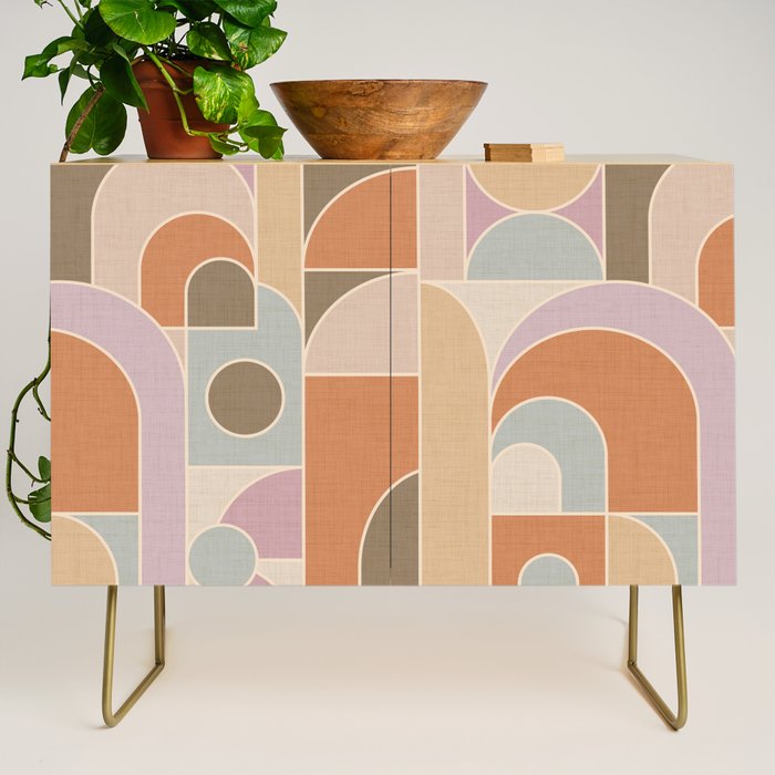 Abstract bauhaus Shapes Credenza Gallery Image 1