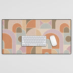 Abstract bauhaus Shapes Desk Mat Gallery Image 1