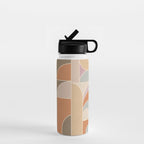 Abstract bauhaus Shapes Water Bottle Gallery Image 1