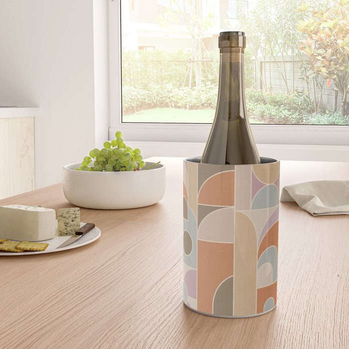 Abstract bauhaus Shapes Wine Chiller Gallery Image 4