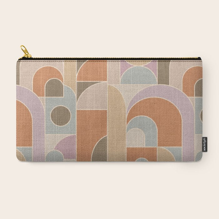 Abstract bauhaus Shapes Carry All Pouch Gallery Image 2