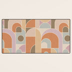 Abstract bauhaus Shapes Desk Mat Gallery Image 3