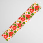 Strawberry Pattern on Pink Table Runner Gallery Image 3