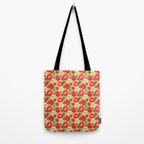 Strawberry Pattern on Pink Tote Bag Gallery Image 2