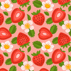 Strawberry Pattern on Pink Coffee Mug Gallery Image 2