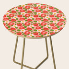 Strawberry Pattern on Pink Side Table Gallery Image 2