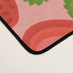 Strawberry Pattern on Pink Desk Mat Gallery Image 4