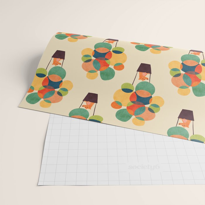 Whimsical Hot Air Balloon Wrapping Paper Gallery Image 2
